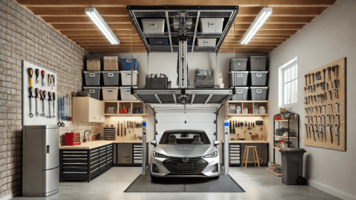 motorized garage storage lift