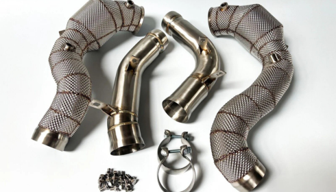 Mercedes E63 Downpipe Install