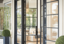 Custom iron door design