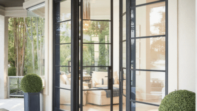 Custom iron door design