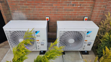 ac outdoor unit in sunlight